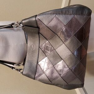 Coach Metallic Patchwork Shoulder Bag